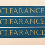 CLEARANCE