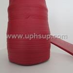 ACB301R Auto Carpet Binding,  #301 Red, 1.25" wide, one edge turned, 100 yds. (PER ROLL)