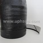 ACB308R Auto Carpet Binding,  #308 Black, 1.25" wide, one edge turned, 100 yds. (PER ROLL)