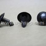 ATF1575R AUTO TRIM FASTENERS, #1575, Door Trim Panel Retainers:  5/16" (8 mm) hole size, 19 mm stem length, 12.70 mm top head diameter, black nylon (25 PCS.)