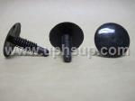 ATF31-5627R AUTO TRIM FASTENERS #5627 Trim Panel Retainers: 1/4" (6.30 mm) hole size,  1-3/32" stem length, 1" head diameter, black nylon (50 PCS.)