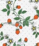 FBT500-4 Tablecloth, Fleece-Backed Vinyl  Strawberry Ivy, 54" (PER YARD)