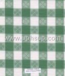 FBTB500-10 Tablecloth, Fleece-Backed Vinyl  Spruce/White Tavern Check, 54" (PER YARD)