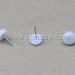 FGL58581PW Furniture Glide - 5/8" White Plastic,  11/16" shank (EACH)