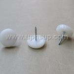 FGL78581PW Furniture Glide - 7/8" White Plastic, 5/8" shank (EACH)