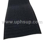 V2HSOBL5 HOOK ONLY Fastener, Sew-On, Black, 2", (5 YARD CUT)
