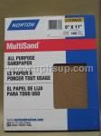 SDP100C Sandpaper - Aluminum Oxide 9" x 11", medium 100 grit  (EACH)