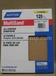 SDP120C Sandpaper - Aluminum Oxide 9" x 11", medium 120 grit (EACH)