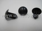 ATF17-5618 AUTO TRIM FASTENERS #5618, Shield Retainers: 15/64" (6 mm) hole size, 1/2" stem length, 15/32" head diameter, black nylon (50 PCS.)