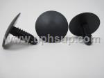 ATF26-5632 AUTO TRIM FASTENERS #5632, Fascia Panel Retainers: 1/4" (6.30 mm) hole size, 20 mm Stem Length, 25.50 mm head diameter, black nylon (50 PCS.)