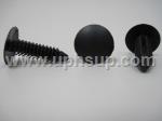 ATF29-9130 AUTO TRIM FASTENERS #9130 Engine Splash Shield Retainers: 1/4" (6.30 mm) hole size, 1-1/16" stem length, 23/32" head diameter, black nylon (50 PCS.)