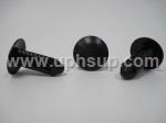 ATF62-10672 AUTO TRIM FASTENERS, #10672: Bumper Fascia Retainers: 13/32" (10.50 mm) hole size, 28 mm stem length, 21.50 mm head diameter, black nylon (15 PCS.)