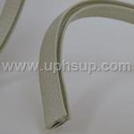 SWDSO-156 Snap On Windlace - Double-Lip Trim, Off White, 1/8” flange (PER YARD)