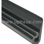 AJCLIP003M Auto J-Clip, #003M Black Flexible 1-1/16" x 54" (EACH)