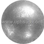 DN6988-ZPM5/8 Decorative Nails - Zinc Plated Matte Pewter, 1" diameter, 5/8" shank, 250 pcs. (PER BOX)