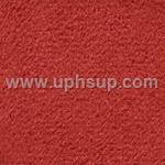 SYNRED Synergy II Suede Performer Backed, Red Automotive Cloth, 58" wide (PER YARD)