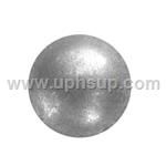 DN6986-ZPM5/8-50 Decorative Nails - Zinc Plated Matte Pewter, 5/8" diameter, 5/8" shank,  50 pcs. (PER BAG)