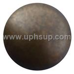 DN7266-ND5/8-50 Decorative Nails - Natural Dark, 1" diameter, 5/8" shank, 50 pcs. (PER BAG)