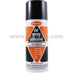 ADH066 Spray Adhesive - Sprayway 66, 11 oz. can (PER CAN) (DISCONTINUED ITEM)
