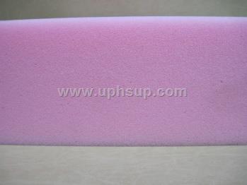 JK03024083 Foam #1845 Quality Firm (pink), 3" x 24" x 83" (PER SHEET)