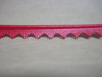 WCE12006 Welt Cord - #120 Embossed, #06 Bright Red (PER YARD)