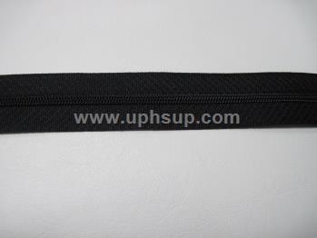 ZIP3N20BL Zippers - #3 Nylon, Black, 100 yds. (PER ROLL)
