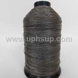 THC705Q Contrast Thread-T-270 BONDED NYLON Thread, #705Q Grey, 8 oz. spool
